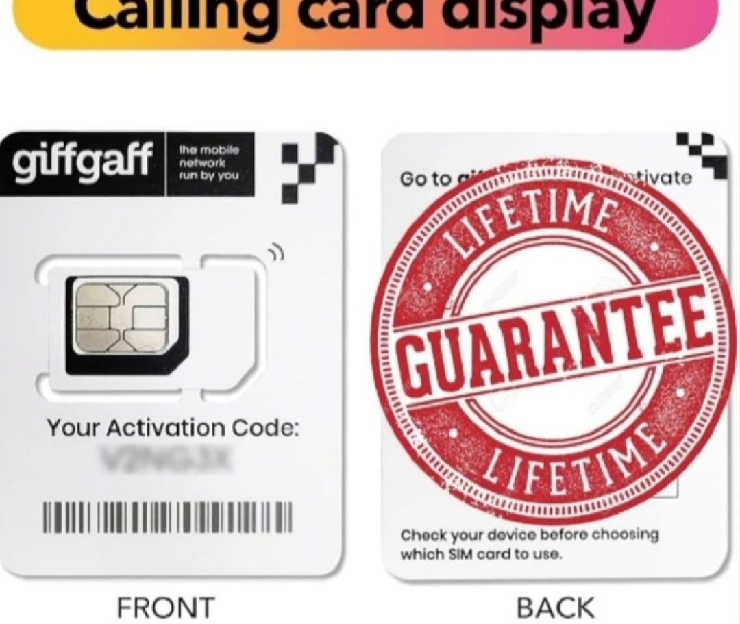 ✅ اصل UK SIM  FOR TIKTOK LIVE